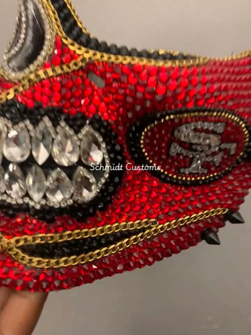 49ers Mask - Picture 3 of 4